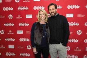 Rory Kennedy and Mark Bailey at the 2014 Sundance Film Festival