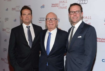 Lachlan, Rupert, and James Murdoch