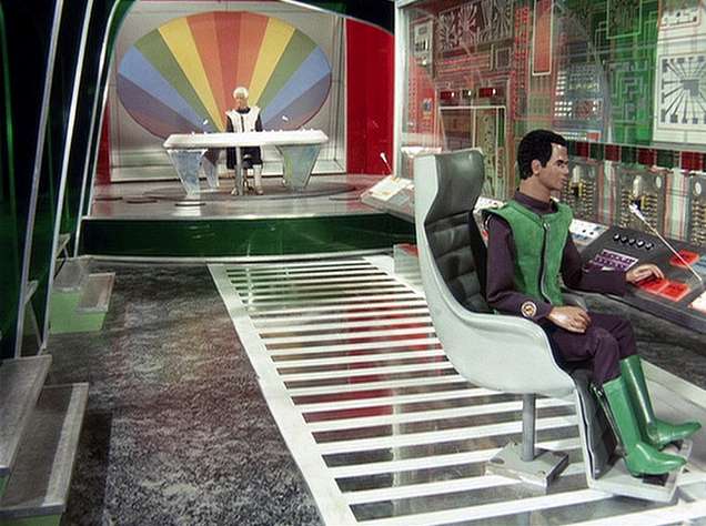 Fig. 2. Inside Cloudbase in Captain Scarlet: no walking necessary! Fig. 2. Inside Cloudbase in Captain Scarlet: no walking necessary!
