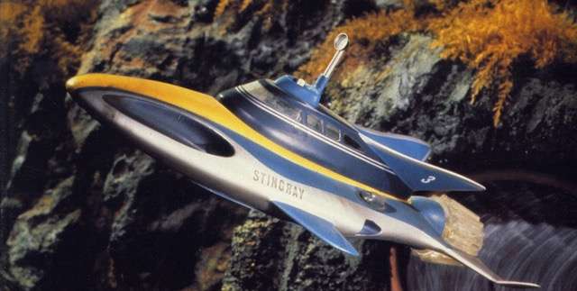 Fig. 4. Stingray launches from its underwater base Fig. 4. Stingray launches from its underwater base