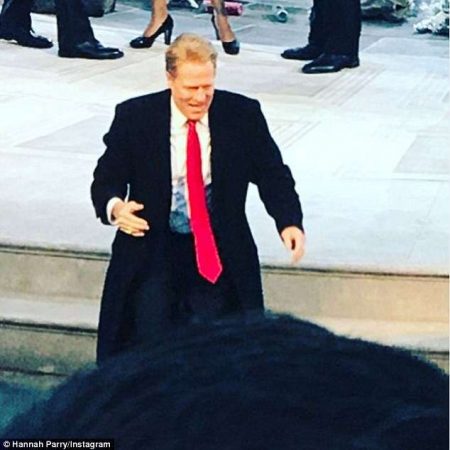Julius Caesar shows Caesar dressed in a Trump-like fashion. Photo credit: Hannah Parry/Instagram.