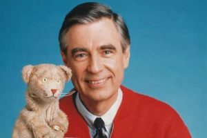 Mr. Rogers and Daniel Striped Tiger