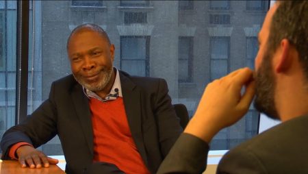 Fig. 4: Michael Potts from The Wire and Show Me a Hero argues that David Simon changed the face of TV by creating long, complex stories about American society and failing institutions. Photo: Jan Oxholm, New York, 2019.