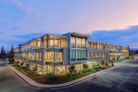 Fig. 1: Netflix’s Los Gatos Headquarters in Silicon Valley. Today the streamer also runs offices and studios in Hollywood, New York, New Mexico, Mexico City, Toronto, London, Paris, Amsterdam, Madrid, Mumbai, Singapore, Sydney, Seoul, and Tokyo.