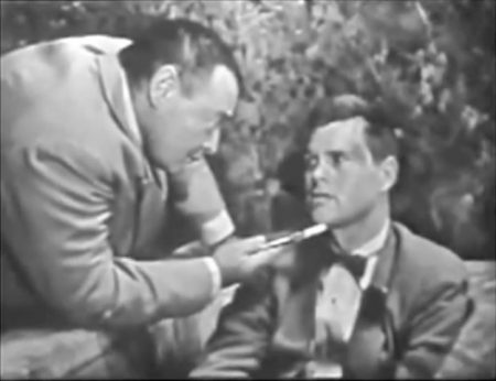 Fig. 3: Le Chiffre threatens Bond with pliers