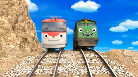 Fig. 1: Titipo (2018-), a spin-off series to Tayo, the Little Bus (2010-19)