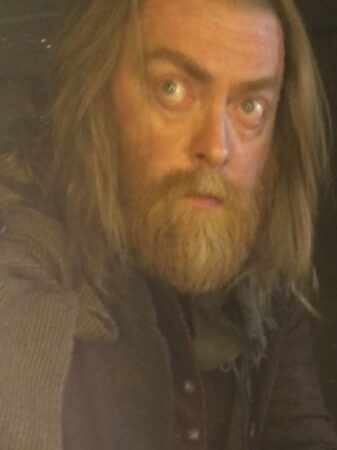 Fig. 2: The author took this selfie in his trailer on Outlander (and pics of his lunch are available too).